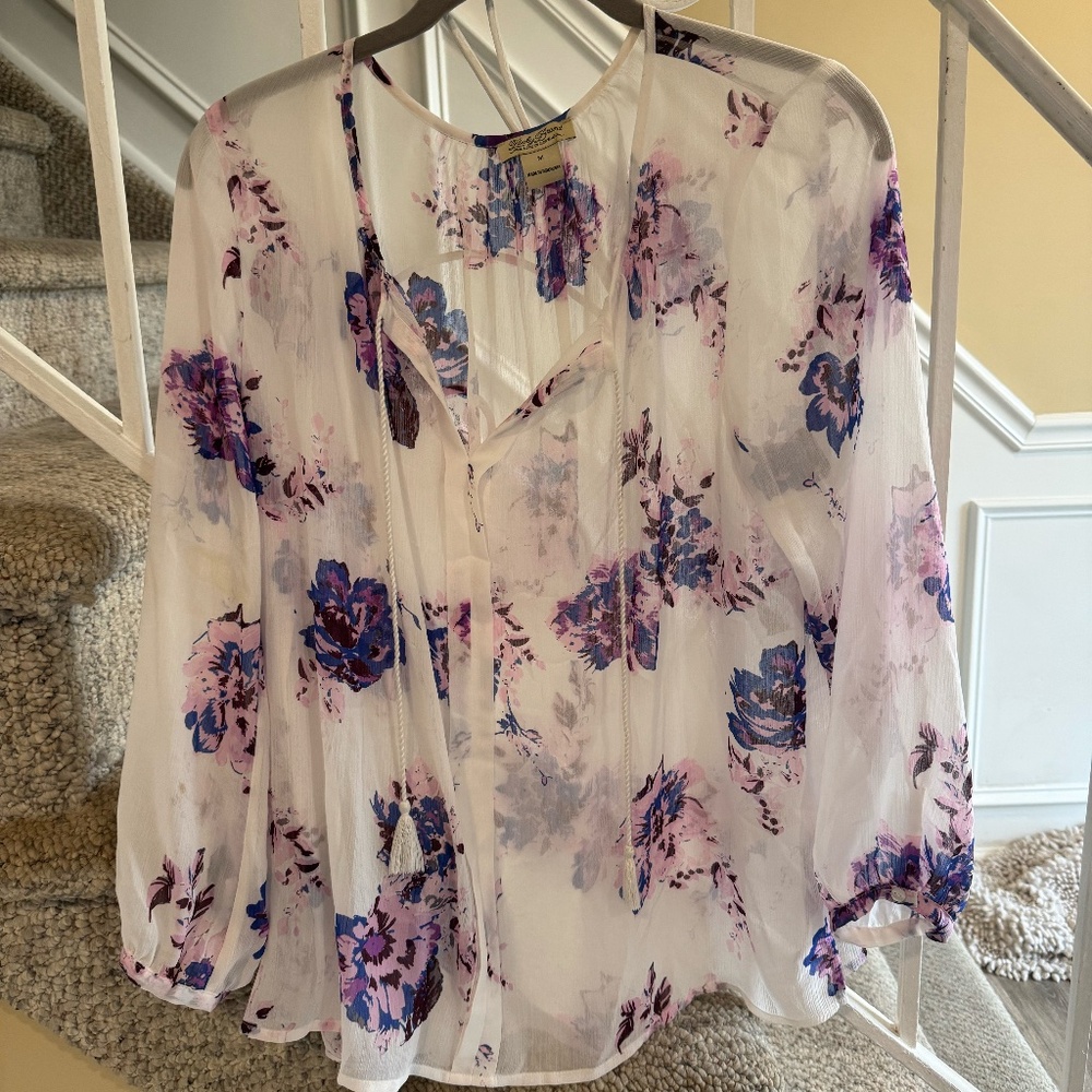 Lucky Brand Floral Blouse